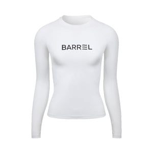 Barrel Women Essential Rashguard-WHITE - Barrel / White / XS (080) - Rashguards | BARREL HK
