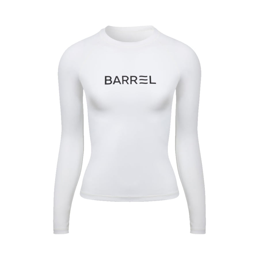 Barrel Women Essential Rashguard-WHITE - Barrel / White / XS (080) - Rashguards | BARREL HK