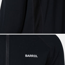 Load image into Gallery viewer, Barrel Women Essential Relax Fit Zip Up Rash Guard-BLACK - Rashguards | BARREL HK