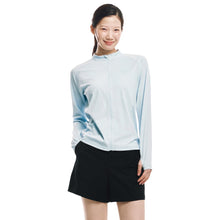 Load image into Gallery viewer, Barrel Women Essential Relax Zip Rashguard-BLUE - Rashguards | BARREL HK