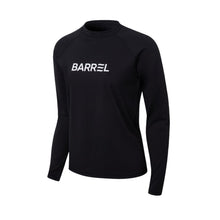 Load image into Gallery viewer, Barrel Women Essential RelaxFit Rashguard-BLACK - Rashguards | BARREL HK