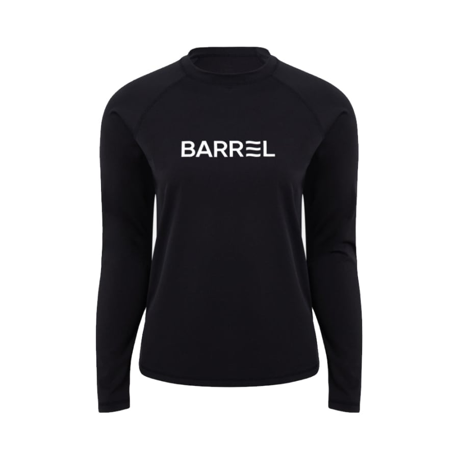 Barrel Women Essential RelaxFit Rashguard-BLACK - Barrel / Black / L - Rashguards | BARREL HK