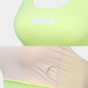 Barrel Women Essential Stitch Bra Top-LIME - Water/Sports Bras | BARREL HK