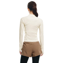 Load image into Gallery viewer, Barrel Women Essential Zip-Up Rashguard-IVORY - Rashguards | BARREL HK