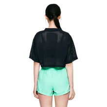 Load image into Gallery viewer, Cover Up: Barrel Women Motion Mesh Crop Cover Up-BLACK - 2025, BARREL, BARREL HK, Black, BRIV25HKOP02