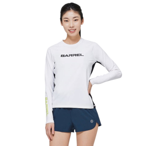Barrel Women Motion RelaxFit Rashguard-WHITE - Rashguards | BARREL HK