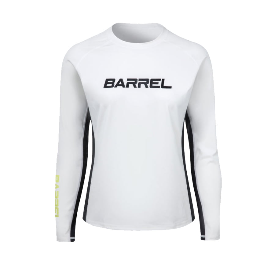 Barrel Women Motion RelaxFit Rashguard-WHITE - Barrel / White / XS - Rashguards | BARREL HK