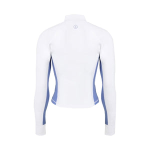 Barrel Women Nautical Crop ZipUp Rashguard-WHITE - Rashguards | BARREL HK