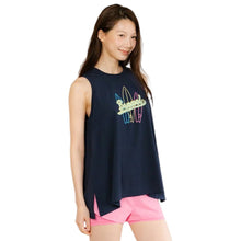 Load image into Gallery viewer, Barrel Women Neon Board Rash Tank-NAVY - Rashguards | BARREL HK