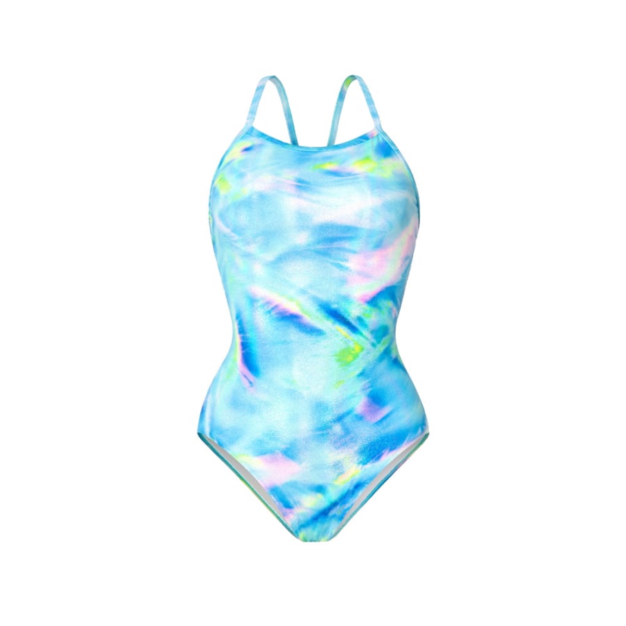 Barrel Women Reflection Holic V Back Swimsuit-BLUE – Barrel