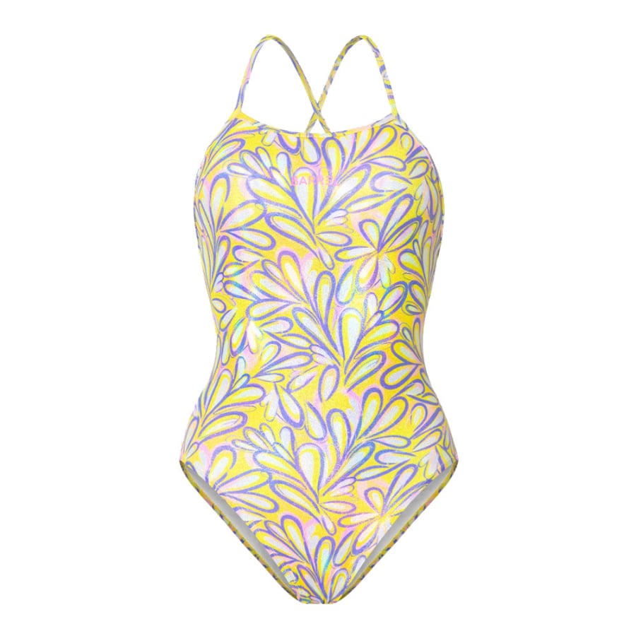 Barrel Women Reflection Leaf Back Swimsuit-YELLOW - Barrel / Yellow / S (085) - Swimsuits | BARREL HK