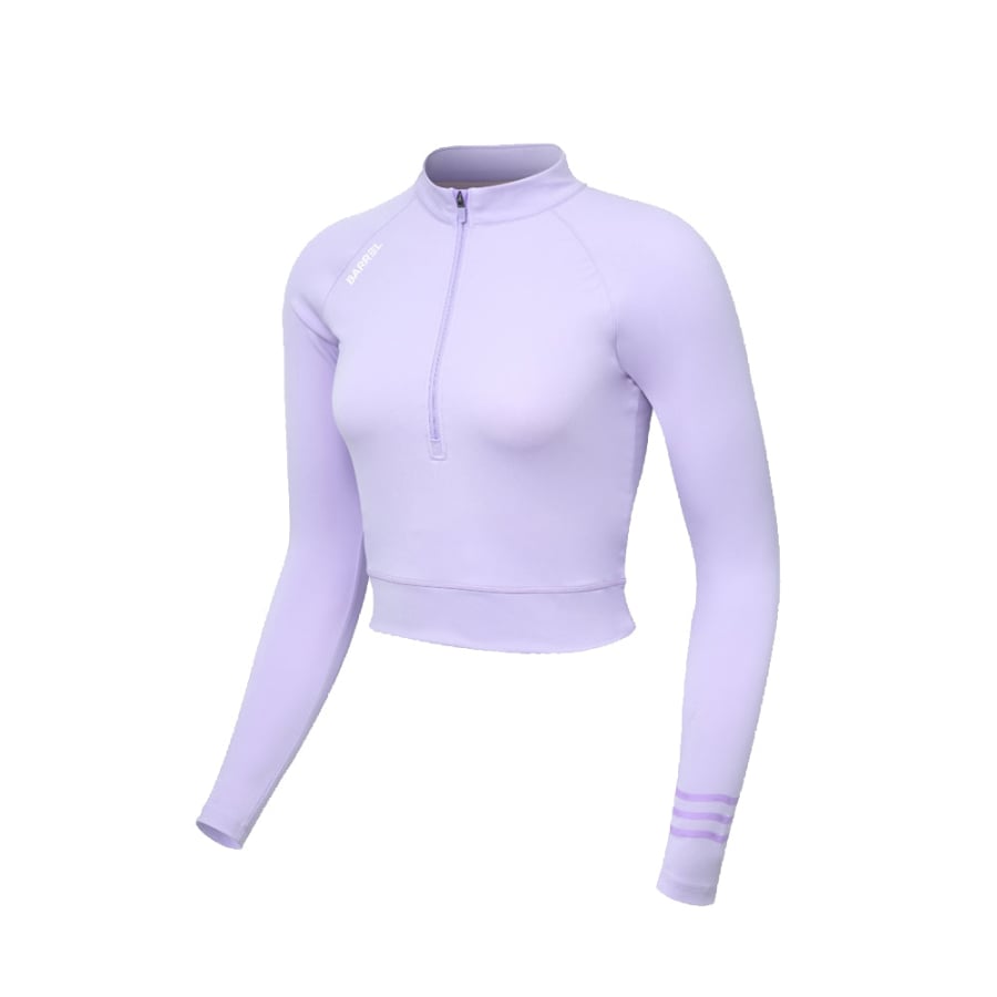Barrel Women Resort Half Zip Crop Rashguard-PURPLE – Barrel Hong Kong