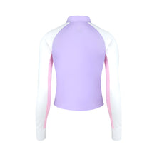 Load image into Gallery viewer, Barrel Women Romantic Crop Zip Up Rashguard-PURPLE - Rashguards | BARREL HK