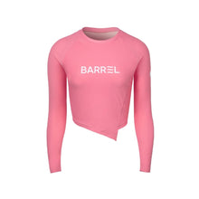 Load image into Gallery viewer, Barrel Women Sunset Crop Rashguard-PINK - Barrel / Pink / S (85) - Rashguards | BARREL HK