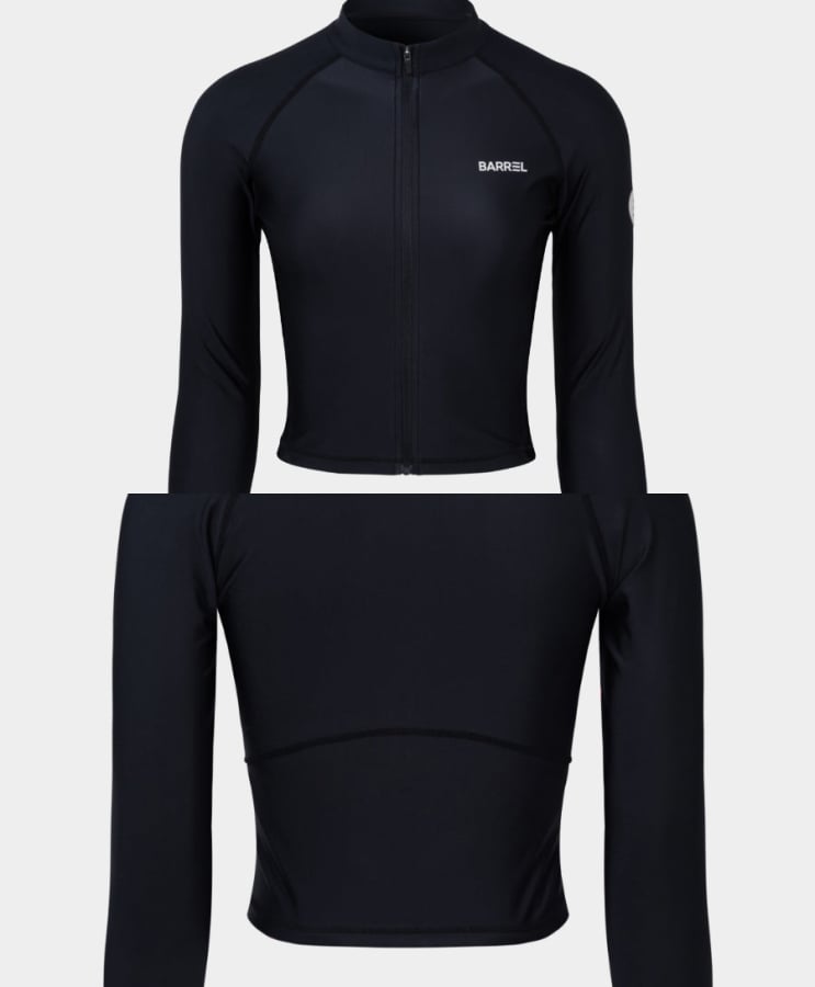 Barrel Women Sunset Crop Zip-Up Rashguard-BLACK – Barrel Hong Kong