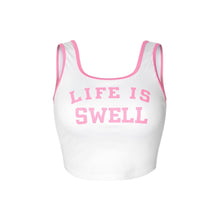 Load image into Gallery viewer, Barrel Women Typography Tank Top-WHITE - Barrel / White / S (085) - Swim Tops | BARREL HK