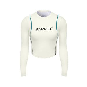 Barrel Women Vibe Crop Rashguard-IVORY - Barrel / Ivory / S (85) - Rashguards | BARREL HK