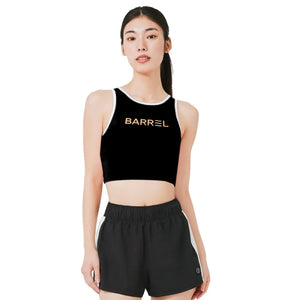 Barrel Women Vibe Half Bra Top-BLACK - Water/Sports Bras | BARREL HK