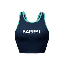 Load image into Gallery viewer, Barrel Women Vibe Half Bra Top-NAVY - Barrel / Navy / S (85) - Water/Sports Bras | BARREL HK