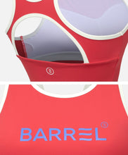 Load image into Gallery viewer, Barrel Women Vibe Half Bra Top-RED - Water/Sports Bras | BARREL HK