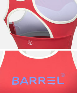 Barrel Women Vibe Half Bra Top-RED - Water/Sports Bras | BARREL HK