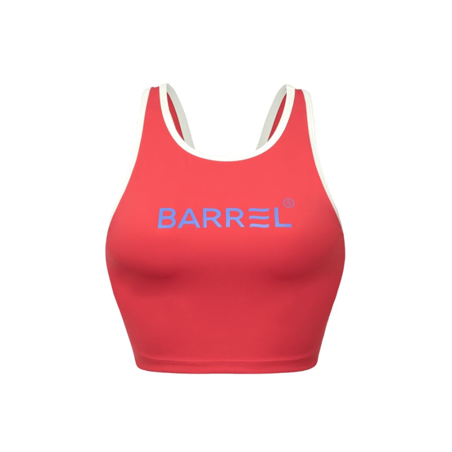 Barrel Women Vibe Half Bra Top-RED - Barrel / Red / S (85) - Water/Sports Bras | BARREL HK