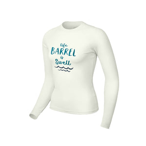 Barrel Women Vibe Swell Rashguard-IVORY - Rashguards | BARREL HK