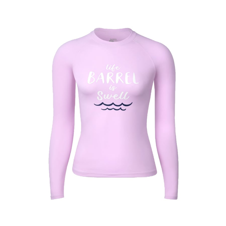 Barrel Women Vibe Swell Rashguard-PINK - Barrel / Pink / S (85) - Rashguards | BARREL HK