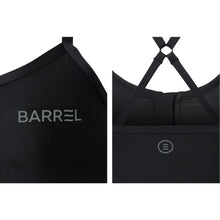 Load image into Gallery viewer, Barrel Women Zip-Up Bra Top-BLACK - Swim Tops | BARREL HK