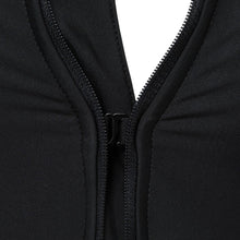 Load image into Gallery viewer, Barrel Women Zip-Up Bra Top-BLACK - Swim Tops | BARREL HK