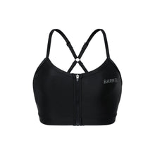 Load image into Gallery viewer, Barrel Women Zip-Up Bra Top-BLACK - Barrel / Black / S - Swim Tops | BARREL HK