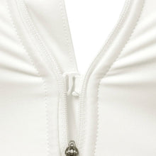 Load image into Gallery viewer, Barrel Women Zip-Up Bra Top-WHITE - Swim Tops | BARREL HK