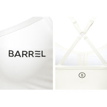 Load image into Gallery viewer, Barrel Women Zip-Up Bra Top-WHITE - Swim Tops | BARREL HK