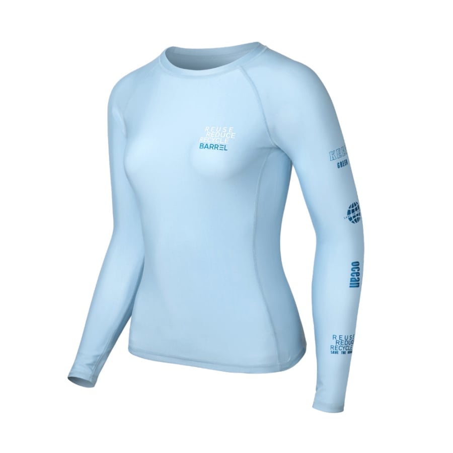 Barrel Womens Essential Rashguard-ICE BLUE – Barrel Hong Kong