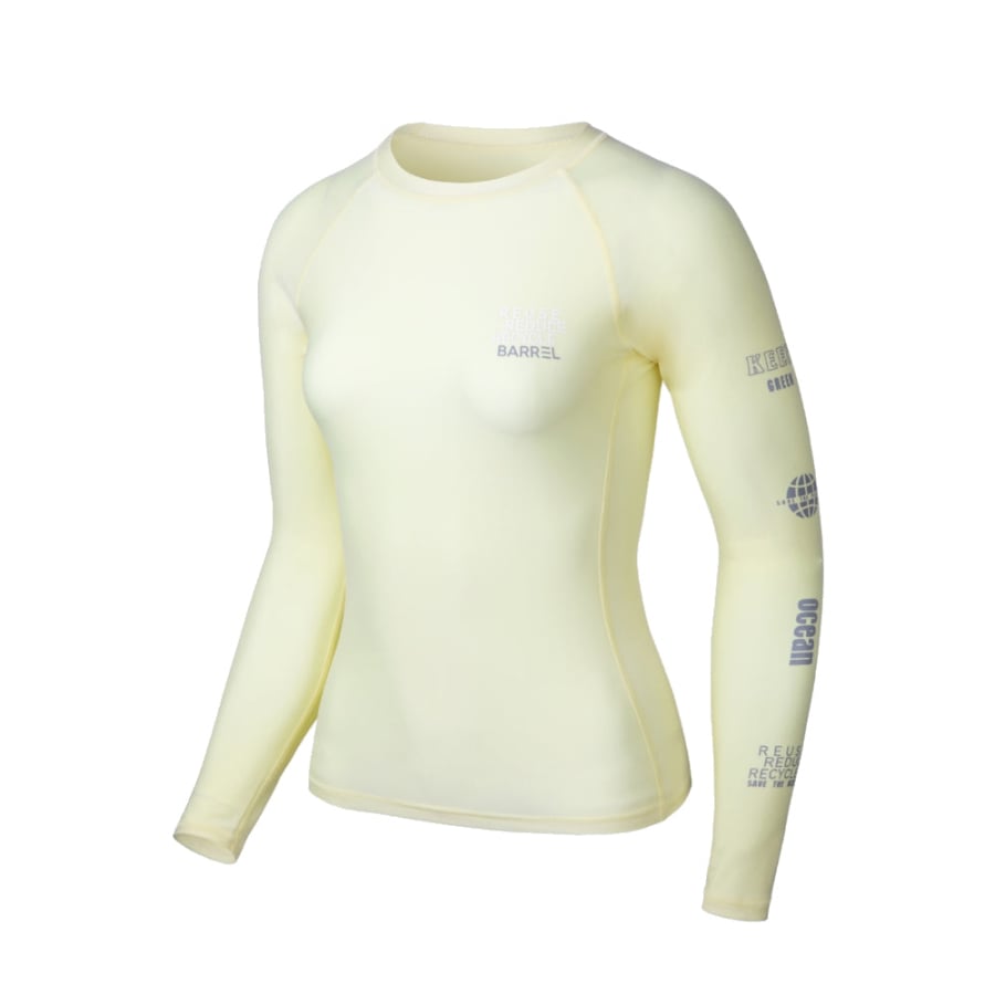 Barrel Womens Essential Rashguard-YELLOW – Barrel Hong Kong