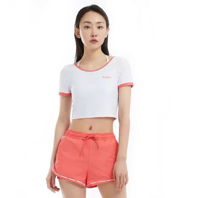 Barrel Womens Joy Crop Rashguard-WHITE - Rashguards | BARREL HK