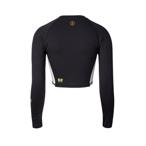 Barrel Womens Move Crop Rashguard-BLACK - Rashguards | BARREL HK