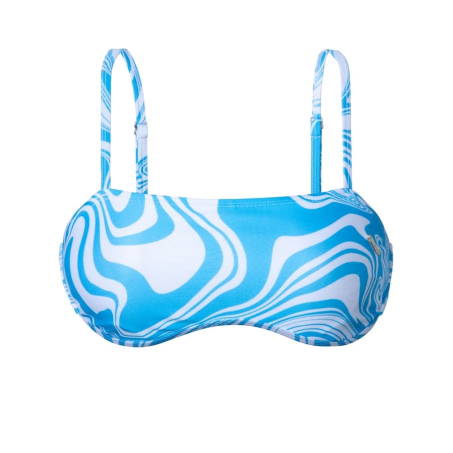 Barrel Womens Ocean Marble Bikini Top-BLUE - Barrel / Blue / S - Bikinis | BARREL HK