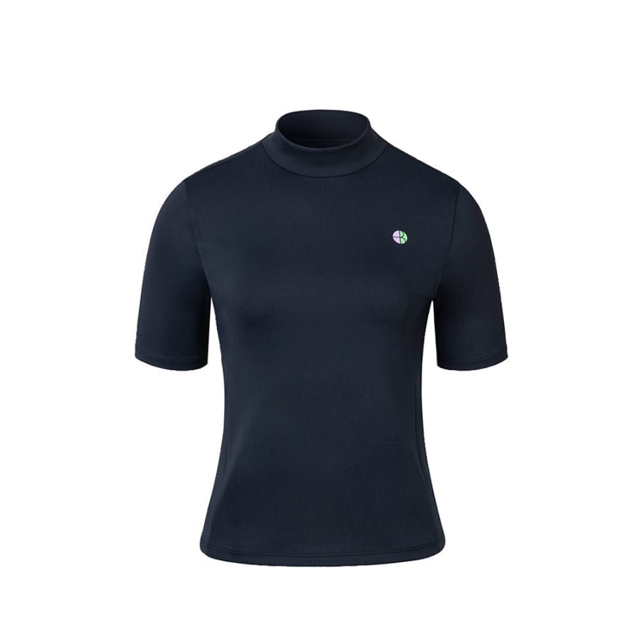 Short Sleeve - Half Sleeve Leather Shirt w/Sport Collar #MSS9013K
