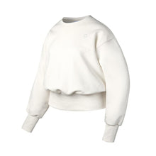 Load image into Gallery viewer, Barrel Fit Womens Crop Sweatshirts-CREAM - Fitness Hoodies &amp; Sweaters | BARREL HK