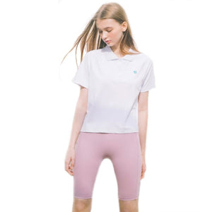 Barrel Fit Womens Play Collar SS Polo-WHITE - Short Sleeves | BARREL HK