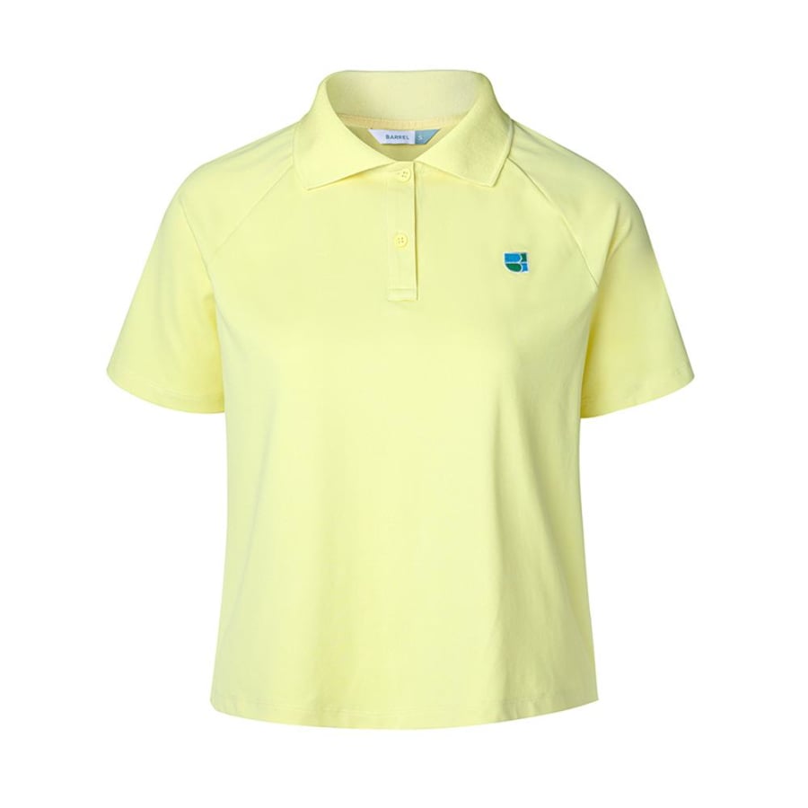 Barrel Fit Womens Play Collar SS Polo-YELLOW - S / Yellow - Short Sleeves | BARREL HK