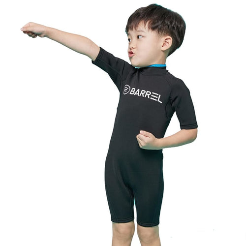 Barrel Kids 1mm Neoprene Spring Suit-BLACK - Springsuits | BARREL HK