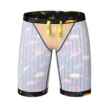 Load image into Gallery viewer, Barrel Kids Training Pattern Jammer Swimsuit-NEON DINO - Swimsuits
