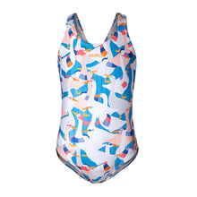 Load image into Gallery viewer, Barrel Kids Training All Pattern V-Back Swimsuit-SWIM DUCK - S / Swim Duck - Swimsuits