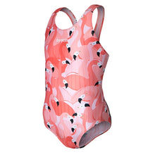 Load image into Gallery viewer, Barrel Kids Training All Pattern V-Back Swimsuit-PINK FLAMINGO - Swimsuits