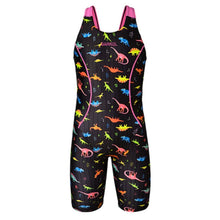 Load image into Gallery viewer, Barrel Kids Training Tech Swimsuit-NEON DINO - XS / Neon Dino - Swimsuits
