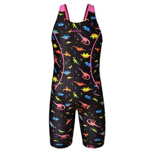 Barrel Kids Training Tech Swimsuit-NEON DINO - XS / Neon Dino - Swimsuits