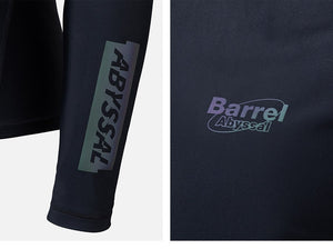 Barrel Mens Abyssal Half ZipUp Rashguard-BLACK - Rashguards | BARREL HK