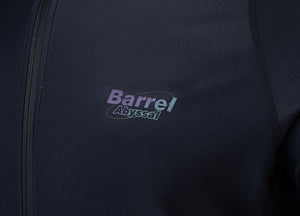 Barrel Mens Abyssal ZipUp Rashguard-BLACK - Rashguards | BARREL HK